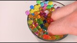 Colored Orbeez time lapse grow - BabyClay