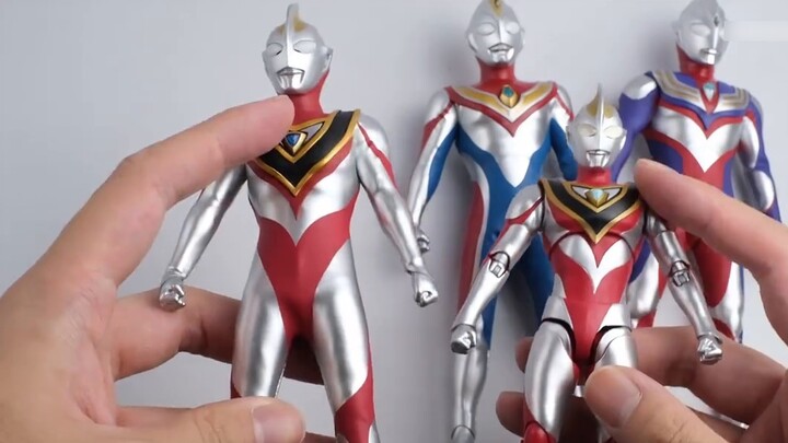 Ba anh hùng Heisei gây được tiếng vang! Chia sẻ mở hộp Alphamax Ultimate Ultraman Gaia V2 Trung Quốc