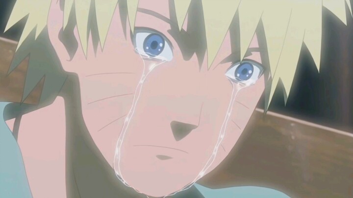 Jiraiya meninggal, Naruto menangis dan menangis, dan Iruka datang untuk menghiburnya. 108060fps Blu-