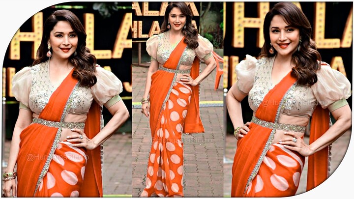 Madhuri Dixit Nene Looks Beautiful During Shoot At Jhalak Dikhla Jaa