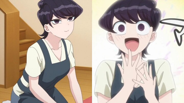 Komi-san is so cute~ and quite lively and cheerful~