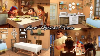 Pixar Movie Luca: Giulia’s House Inspired (NO CC) - TS4 [SPEED BUILD]