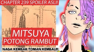 TOKYO REVENGERS CHAPTER 239 SPOILER - TOMAN TWIN DRAGONS IS BACK!!! MITSUYA POTONG RAMBUT! ENGLISH