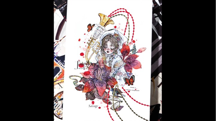 I just realized my collages really save a lot of tape!