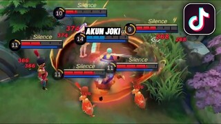 This is Best Akai Use Ult Destroying The World...| MEME MOBILE LEGENDS FUNNY MOMENTS IN TIK TOK  ✅ 💜