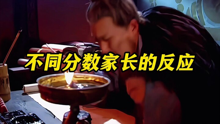 Reactions of Parents with Different Scores