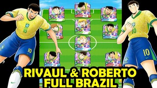 Review Rivaul & Roberto Superstar Full Brazil Buff 85% - Captain Tsubasa Dream Team