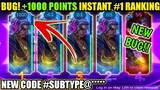 BUG! NEW CODE +1000 POINTS IN 515 CARNIVAL PARTY EVENT! TRY NOW BEFORE IT FIX AGAIN MOBILE LEGENDS