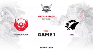 Bigetron Alpha vs Onic GAME 1 MPL ID S13 | ONIC VS BTR ESPORTSTV