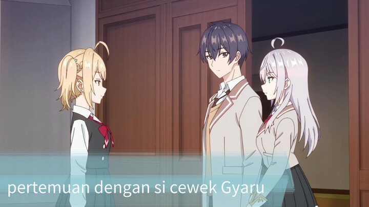 #KompetisiKreasiUnggahan5, cewek Gyaru ini sangat santai sekali