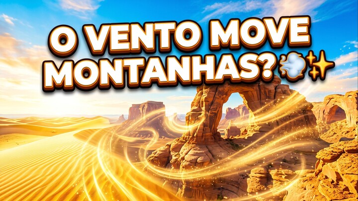 🌬️🏔️ POR QUE O VENTO MOVE MONTANHAS? 💨✨#Ciência #Curiosidades #Geologia #Natureza #Vento #Força