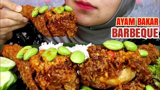ASMR AYAM BAKAR  BARBEQUE + PETE BIKIN NAGIH | ULUL ASMR MUKBANG INDONESIA