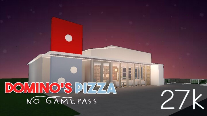 DOMINO'S PIZZA (No Gamepass) | Bloxburg Builds