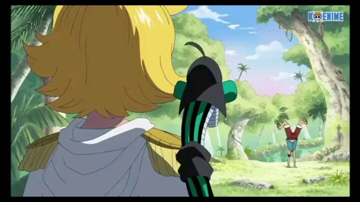 Luffy berjalan dengan tangan nya sendiri ke pulau Sabaody