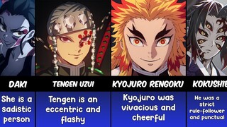 PERSONALITIES OF DEMON SLAYER CHARACTERS