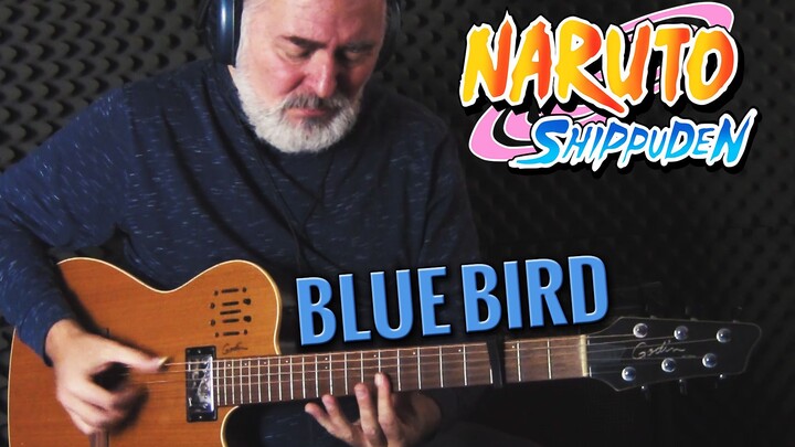 Ye Qinghui! How to reproduce "Blue Bird" (บลู เบิร์ด) with guitar- Naruto(ที่อ่านคาถาจอมคาถา)