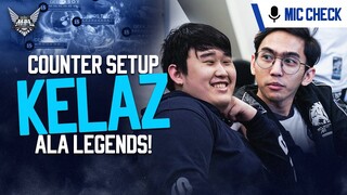 COUNTER SETUP KELAZ ALA LEGENDS | Mic Check MPL ID Season 11 Week 2 - EVOS LEGENDS vs GEEK SLATE