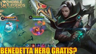 APAKAH BENEDETTA BAKAL JADI HERO GRATIS?! ASSASSIN PALING GESIT DENGAN DAMAGE TINGGI! MOBILE LEGENDS