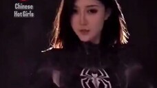 Hot Spider Woman in Latex Suit #金莲 #初湫630 #美女 #beauty #tiktok #douyin #辣妹 #甜妹 #douyu