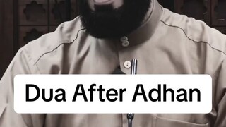 Dua after adhan