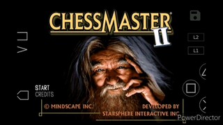 Chessmaster II (USA) - PS1 (Waitzkin lose while P1 White wins) Duckstation emulator