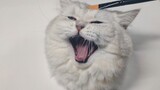 Menggambar kucing yang hidup