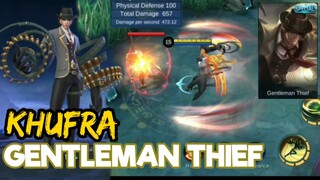 KHUFRA GENTLEMAN THIEF | VALENTINE'S SPECIAL SKIN | MOBILE LEGENDS