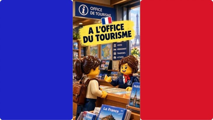 🇫🇷 INFORMAÇÕES NA AGÊNCIA DE TURISMO 🇫🇷🚄 | Francês para iniciantes #shorts   #shorts  #July14