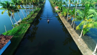 Bird's Eye View Kerala Backwaters