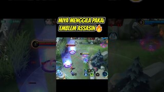 NYOBAIN EMBLEM ASSASIN KE MIYA AUTO BANTAI #shorts#gameplay#miya#shortvideo#mlbb#shortsvideo