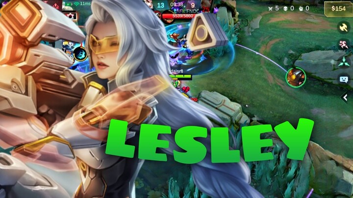 Moment 21 Kill Untuk Lesley di mobile legend