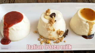 Italian chef teaches you to make Italian jelly- Thick milky flavor