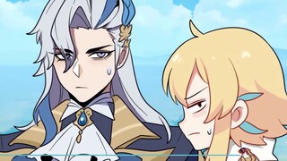Gegehui Genshin Impact: When you draw cards, those uninvited friends, my blessing is behind!