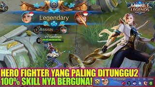 PAKAI HERO BARU SILVANNA DIJAMIN AUTO MYTHIC DALAM SEMINGGU! HERO FIGHTER PALING GG! MOBILE LEGENDS