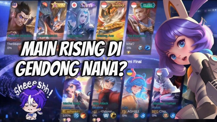 MAIN RISING KOK DI GENDONG MID LANE