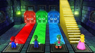 Mario Party 10 Minigames - Peach Vs Yoshi Vs Luigi Vs Mario (Master Cpu)