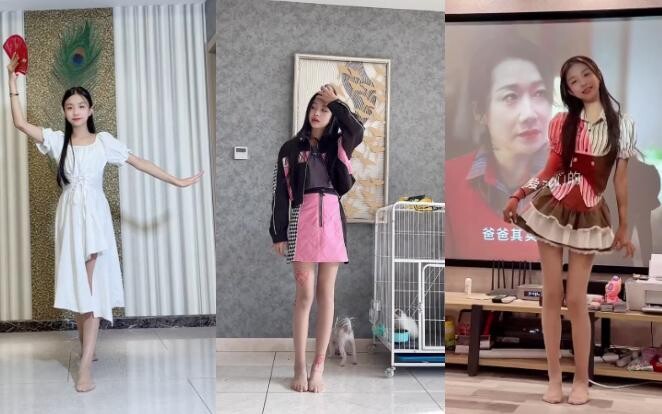 【2.02】Lovely Tongbao without shoes~#lovelytongbao#girlshighschool