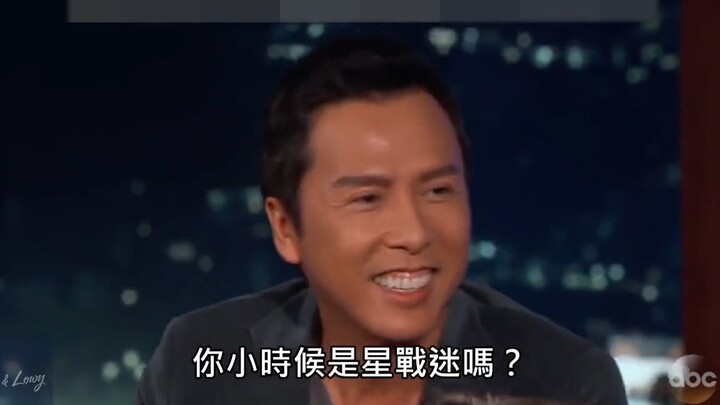 Donnie Yen dalam acara Jimmy Kimmel, saat ditanya apakah dirinya menganggap dirinya sebagai bintang 