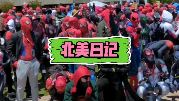 New York City Marvel’s Spider-Man Challenge (Looks Like a Real One Sneaked In!)