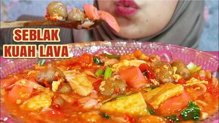 ASMR SEBLAK BAKSO KUAH LAVA | ULUL ASMR MUKBANG INDONESIA
