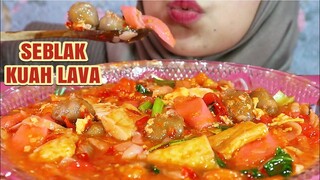 ASMR SEBLAK BAKSO KUAH LAVA | ULUL ASMR MUKBANG INDONESIA