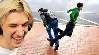 Old Man Trips Thief Trying to Escape | xQc Reacts to Daily Dose of Internet
