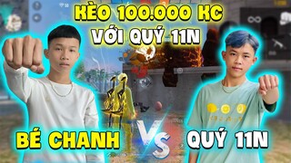 (FreeFire)Bé Chanh Rủ Quý11N Solo Kèo 100K Kim Cương Và Cái Kết , Màn Solo Cười Đau Bụng