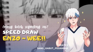 [ Speed Draw ] gambar cowo dingin dulu ga zeh 🥶❄ || draw my style