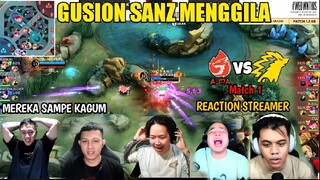 REACTION STREAMER MLBB LIAT GUSION SANS | MPL ID SEASON 10 AURA VS ONIC MATCH 1