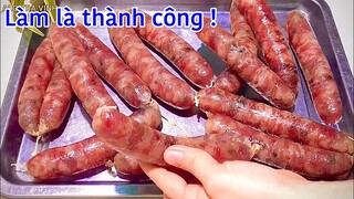 LẠP XƯỞNG- Bí quyết làm Lạp Xưởng khô có màu đỏ đẹp mắt đúng vị ngon truyền thống ngày xưa