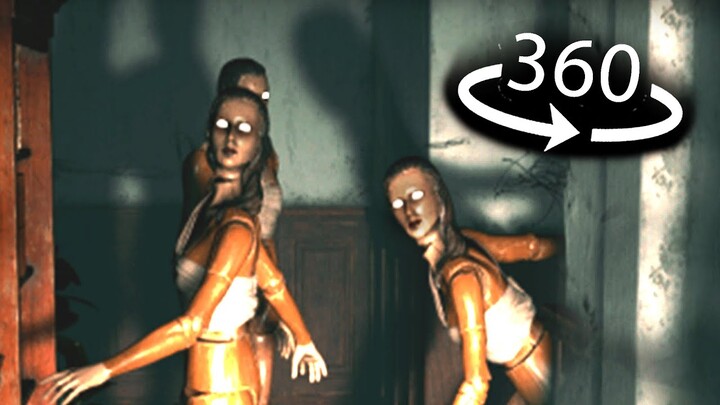 360° VR HORROR - Mannequin DOLLS | Resident Evil