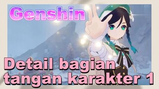 Detail bagian tangan karakter 1