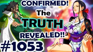 One Piece 1053: Pluton Revealed! Ryokugyu Ability!! Luffy Final Bounty!!