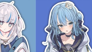 Hololive song/ Gura and Suisei chorus】Sohta (Sang Tai) - Ikanaide "Don't Go" (teks bahasa Mandarin)